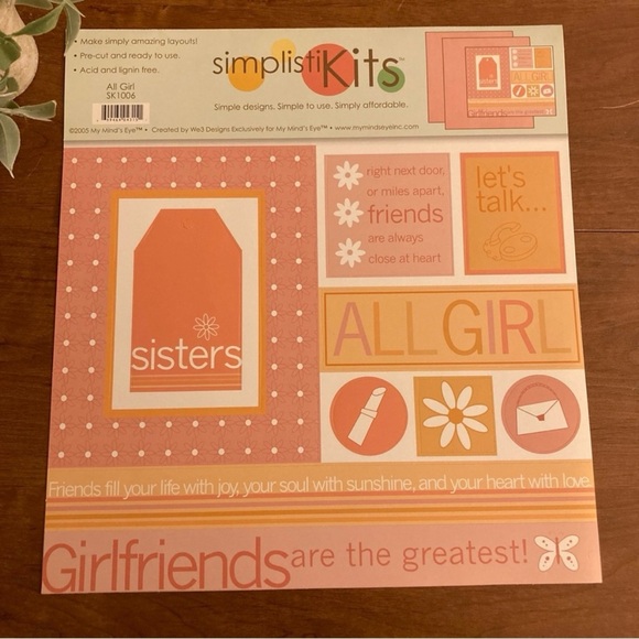 CTMH • Girl Themed Scrapbook Bundle - Picture 6 of 16